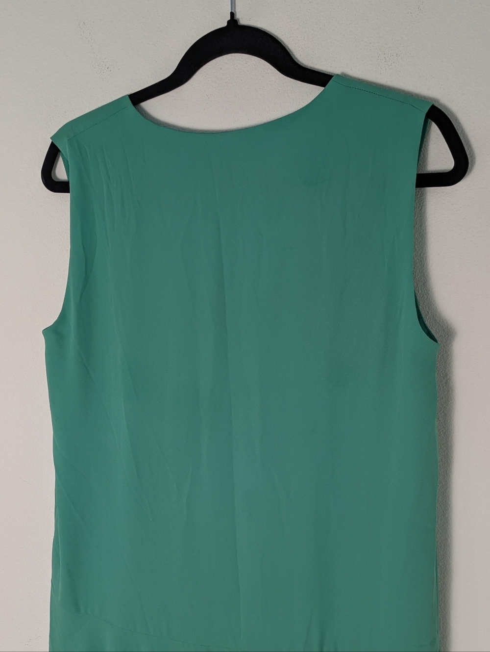 BCBG Max Azria Clea Double Flounce Mini Dress Women Sz S Light Green Sleeveless - Picture 6 of 11